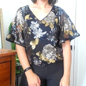 California MoonRise Sequin Top